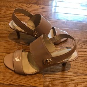 Coach nude heels